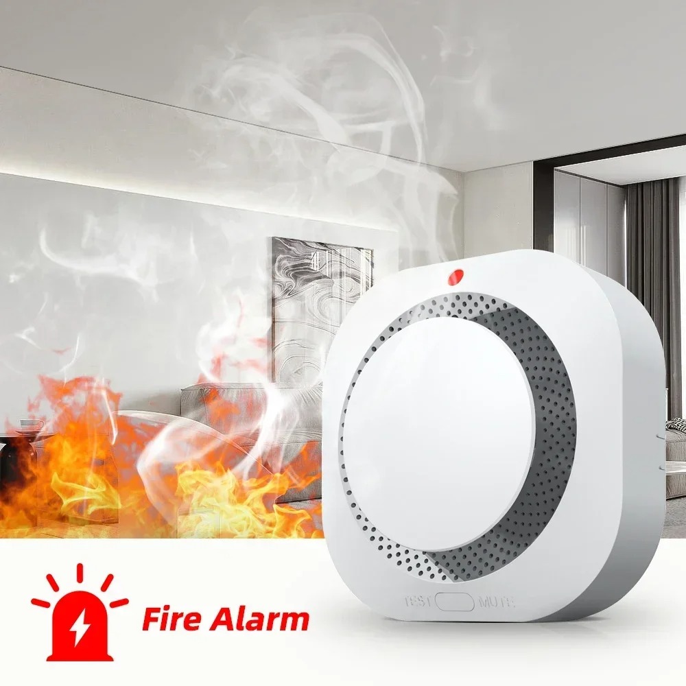 Smart Smoke Detector - جهاز إنذار ذكي 3 في 1
