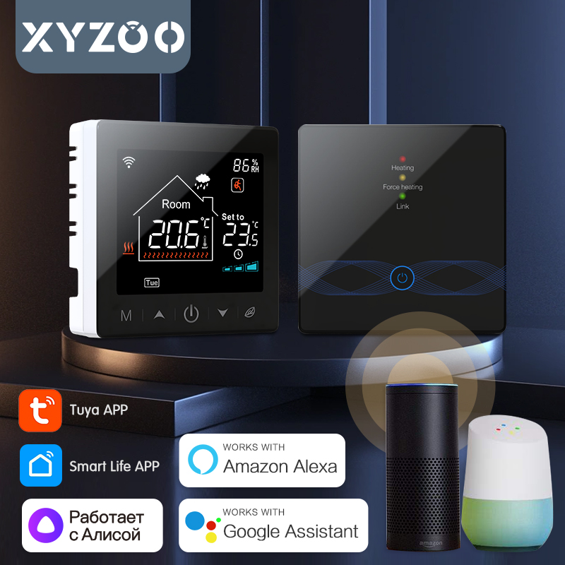 Smart Home Thermostat - واي فاي تويا ترموستات لاسلكي لغلاية