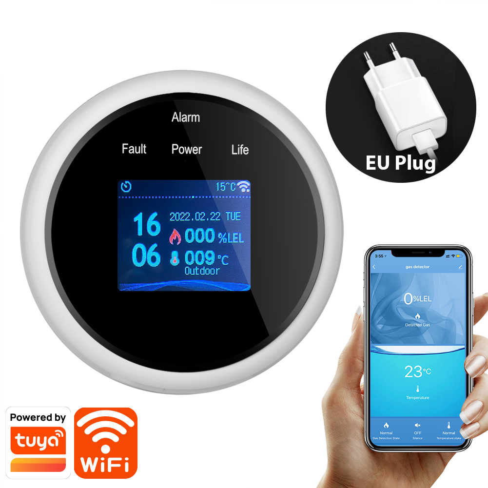 Smart Smoke Detector - كاشف غاز قابل للاحتراق مع وظيفة