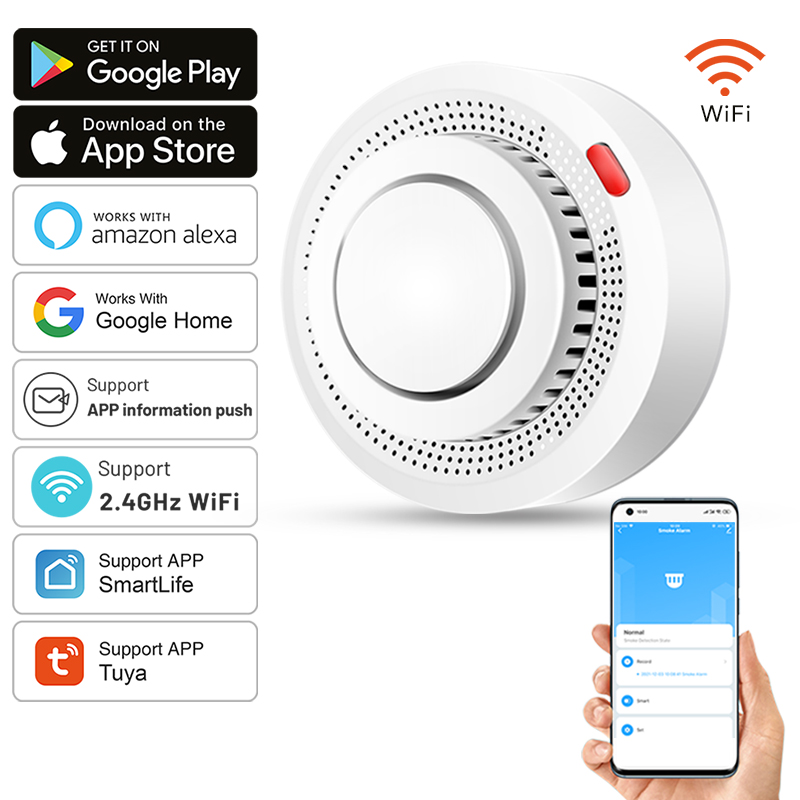 Smart Smoke Detector - جهاز استشعار الدخان الذكي واي فاي