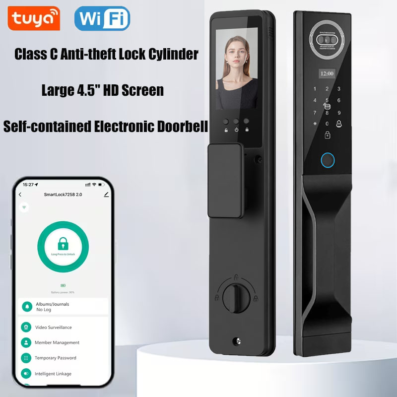 Smart Home Video - قفل ذكي للباب مع التعرف على
