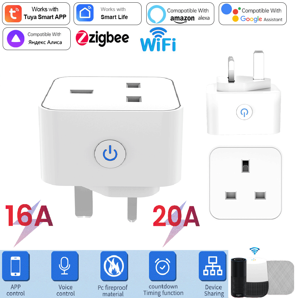 Smart Home Technology - مقبس ذكي من تويا 16 أمبير/20