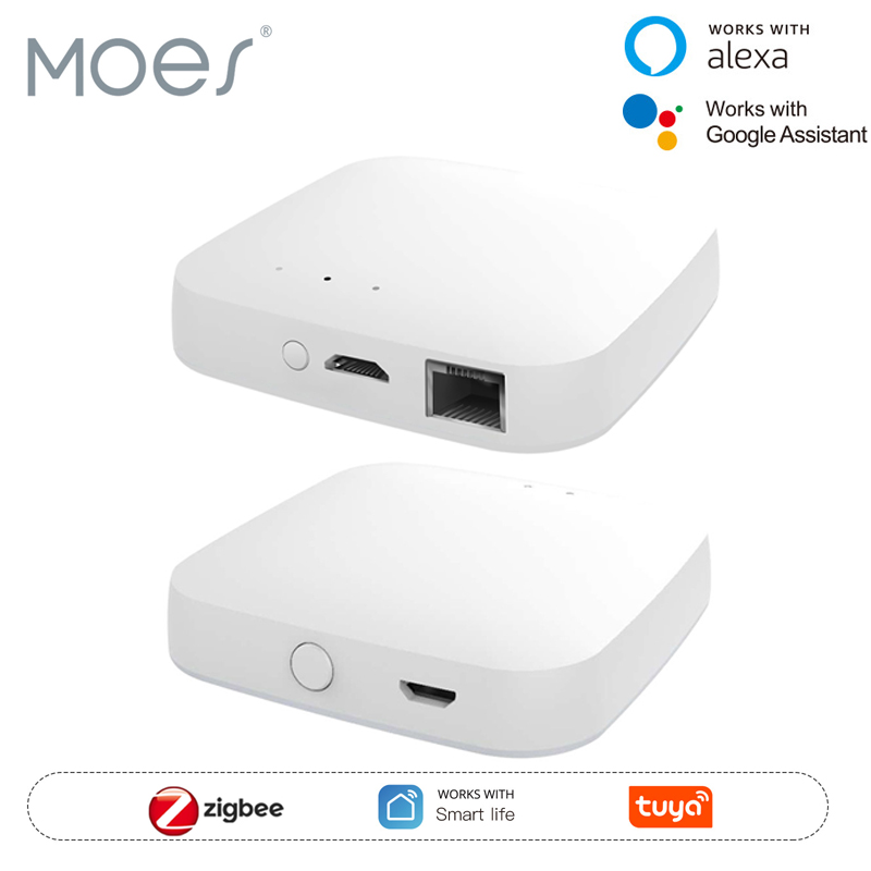 Smart Home Hub Ikea - MOES Tuya ZigBee3.0 Smart Hub، Wireless/Wirege