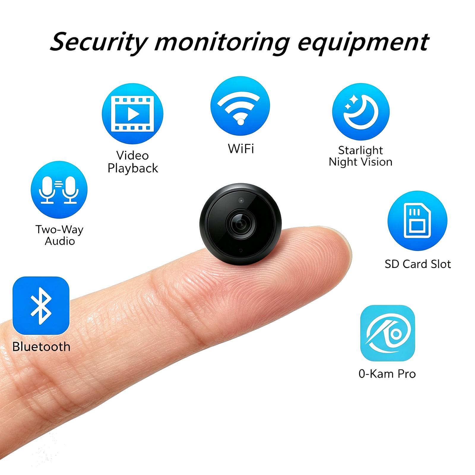 Smart Home Video - طقم مراقبة منزلية كامل BU4: كاميرات