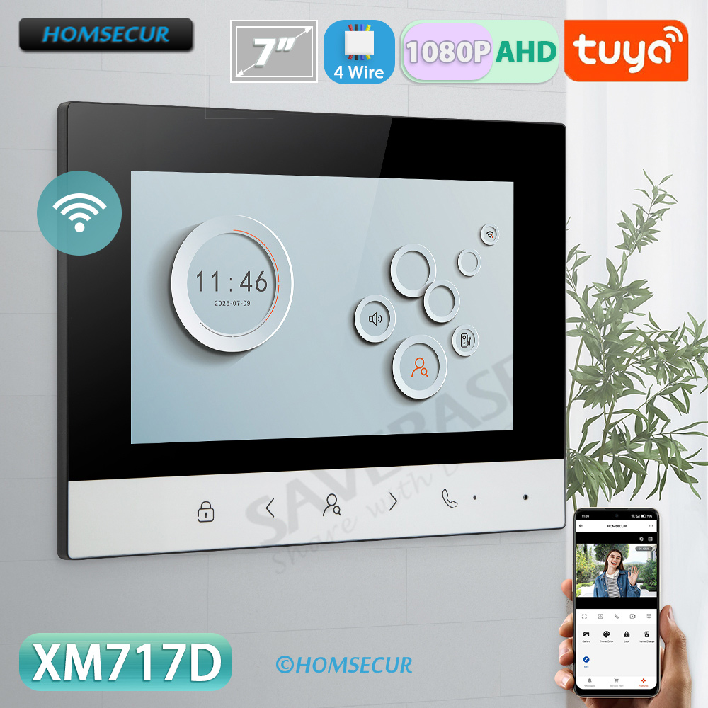 Smart Home Video - شاشة مراقبة داخلية ذكية من تويا