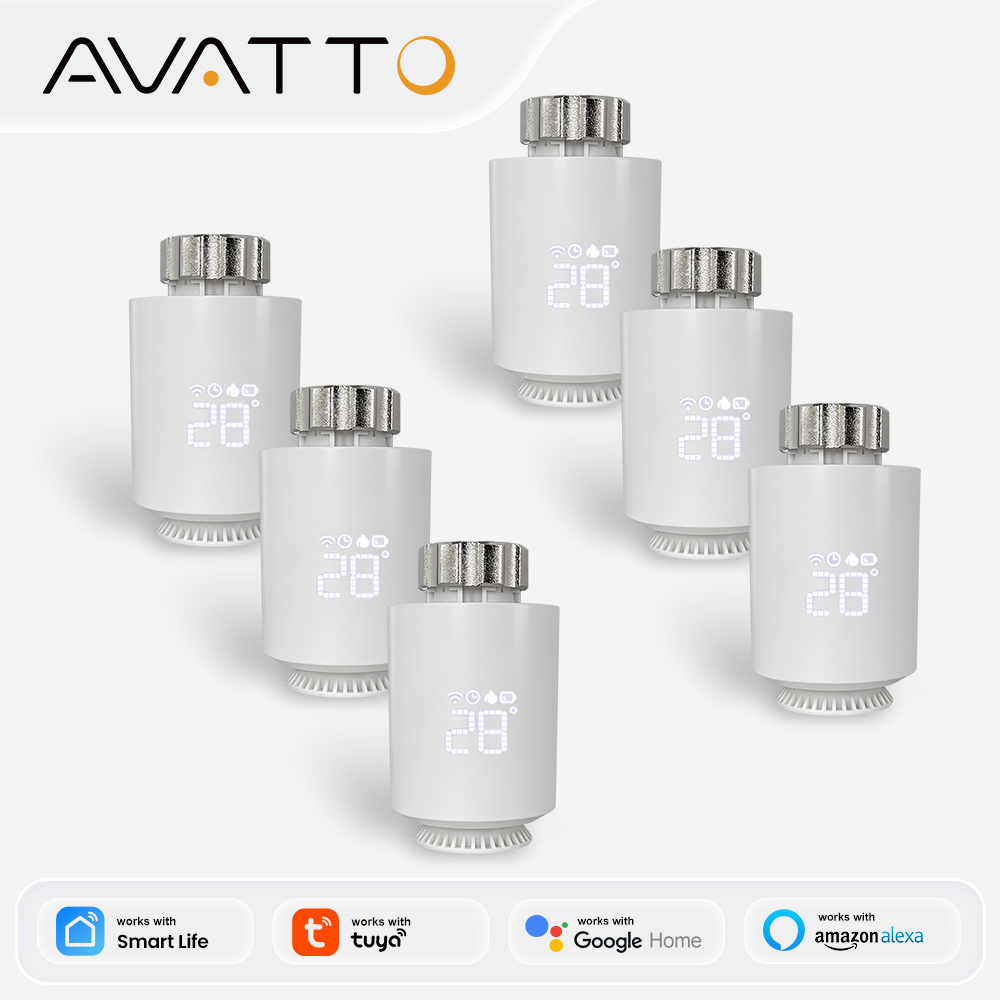 Smart Home Thermostat - صمام حراري ذكي AVATTO ZigBee للتحكم