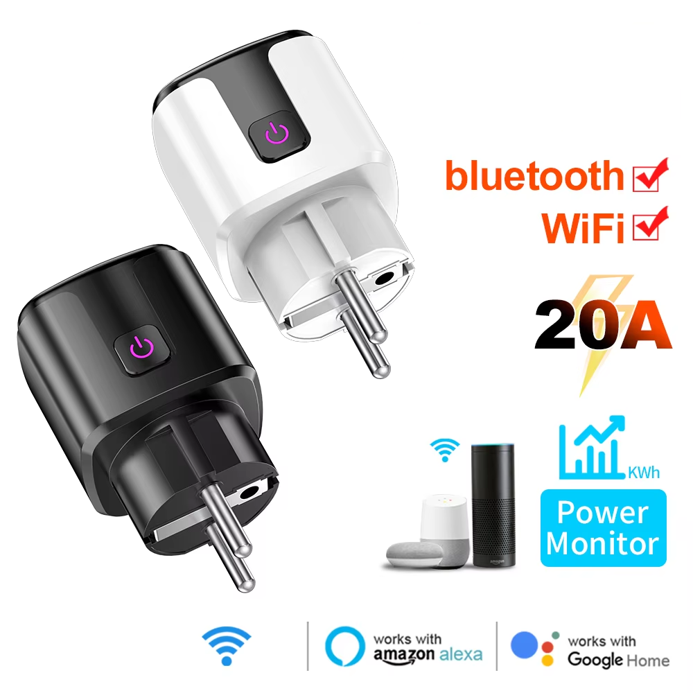 Smart Home Technology - مقبس ذكي 20 أمبير بمعيار الاتحاد