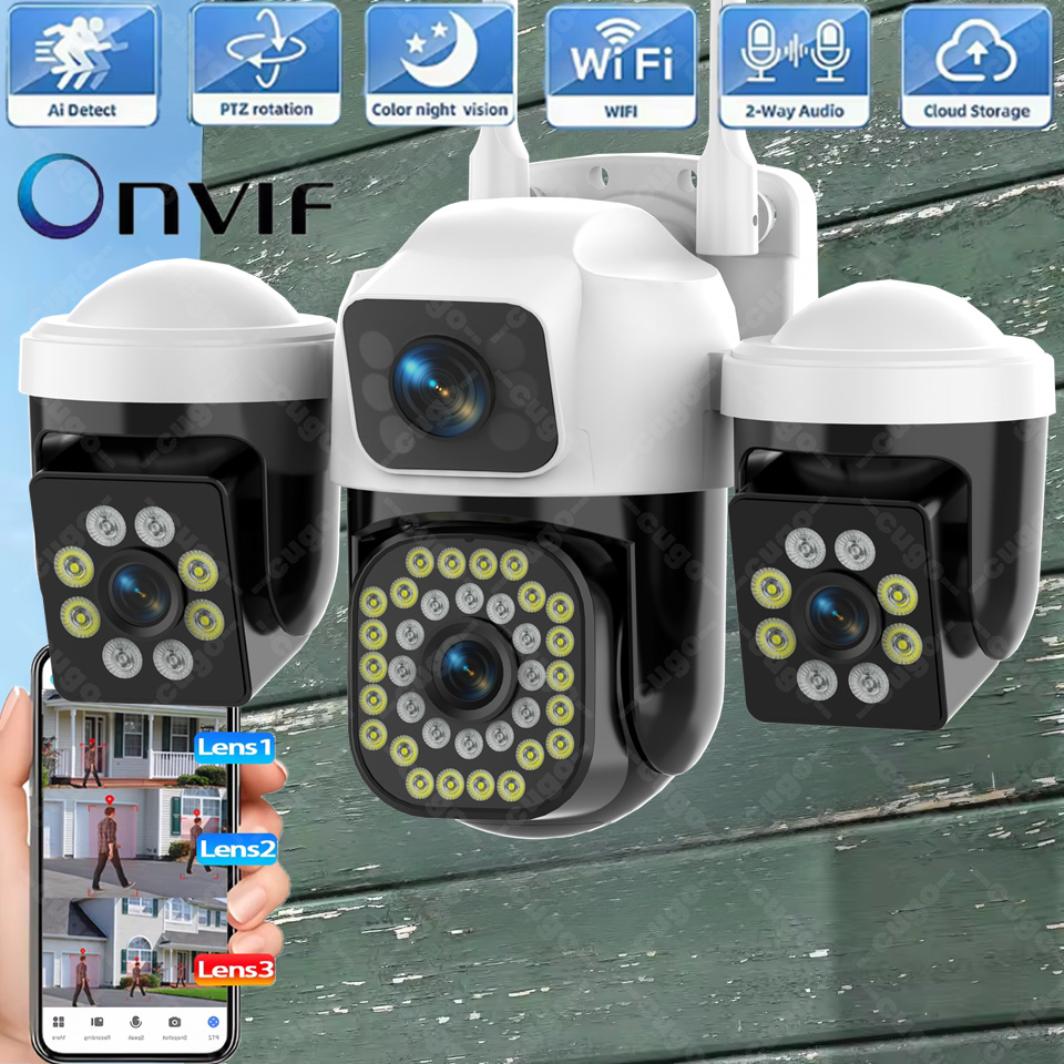 Smart Home Kamera Outdoor - كاميرا أمان بدقة 15 ميجابكسل مع