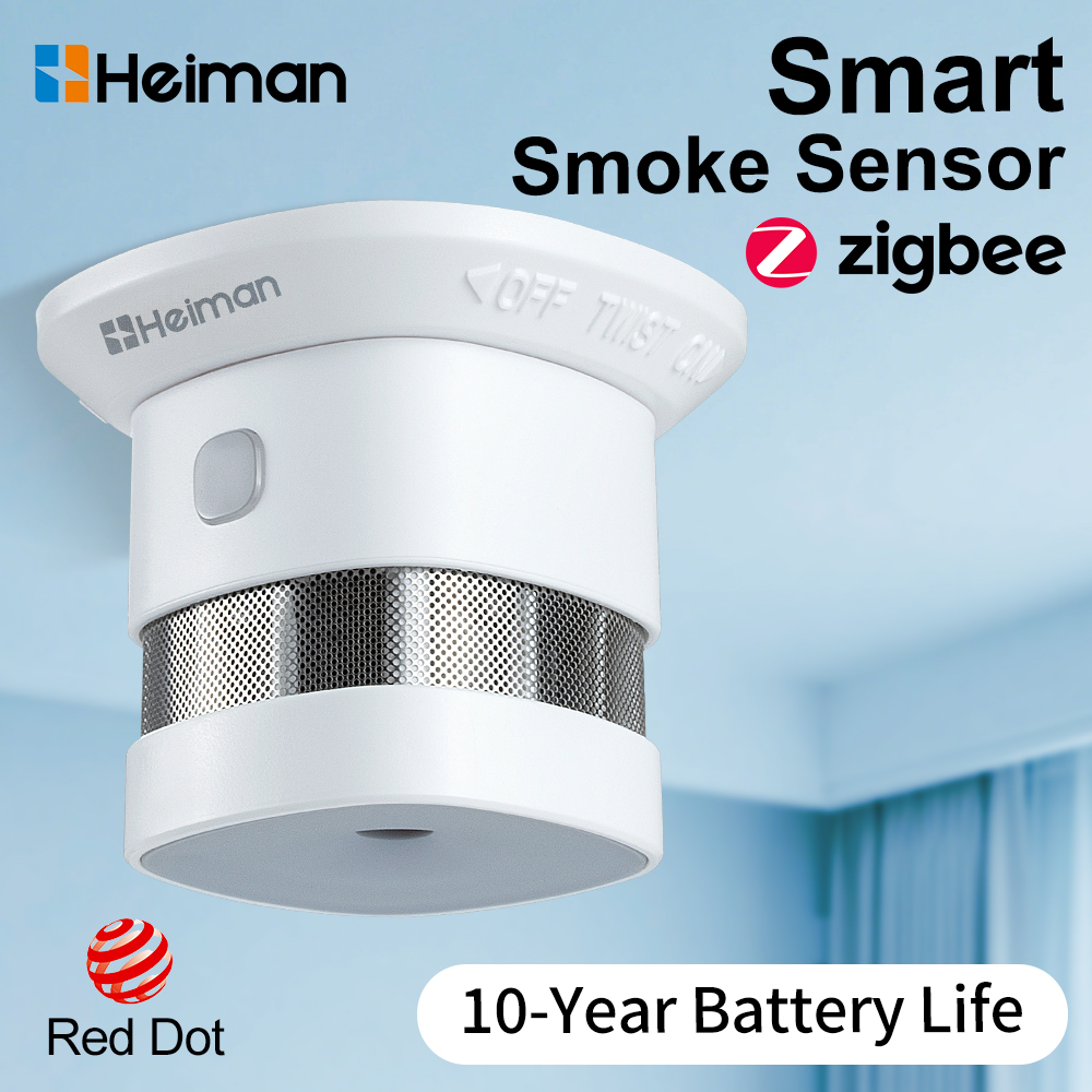 Smart Smoke Detector - كاشف الدخان HEIMAN Zigbee - مستشعر