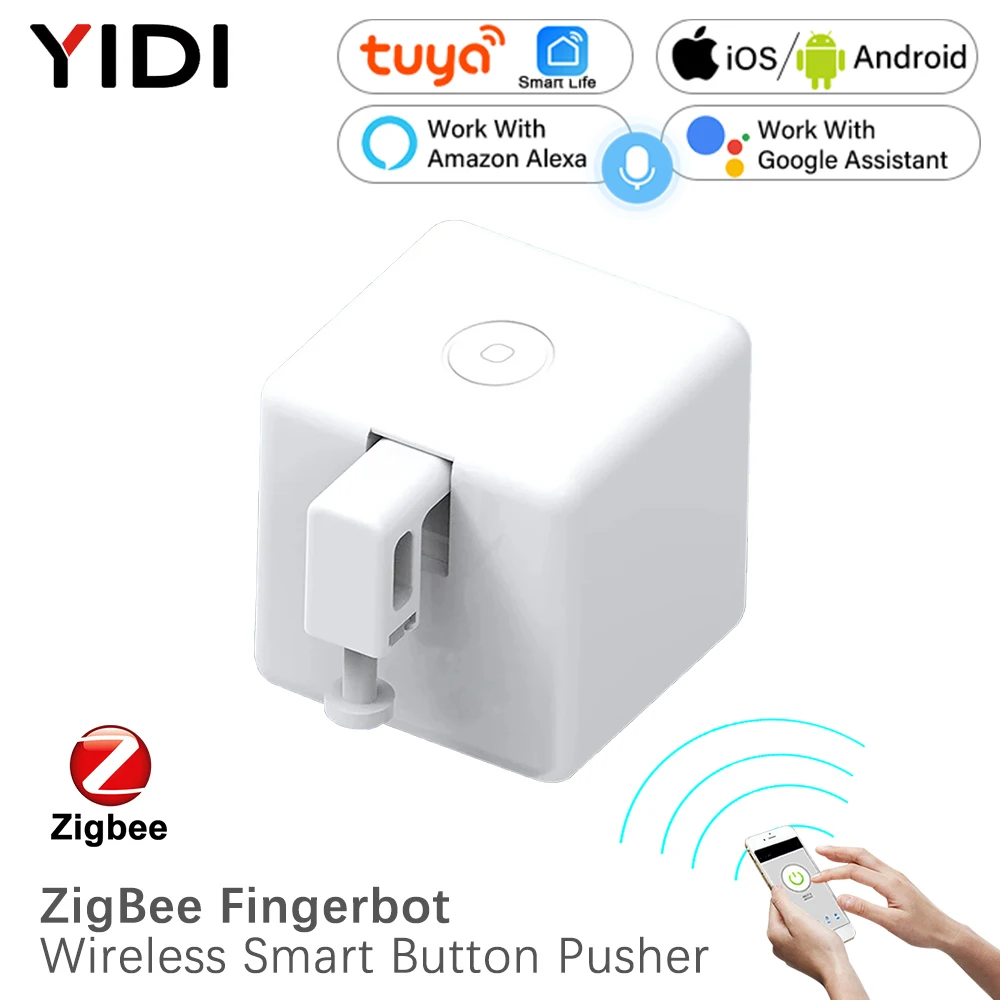 الذكية زيجبي Fingerbot اللاسلك - مراجعة Smart Home Elements وسعره