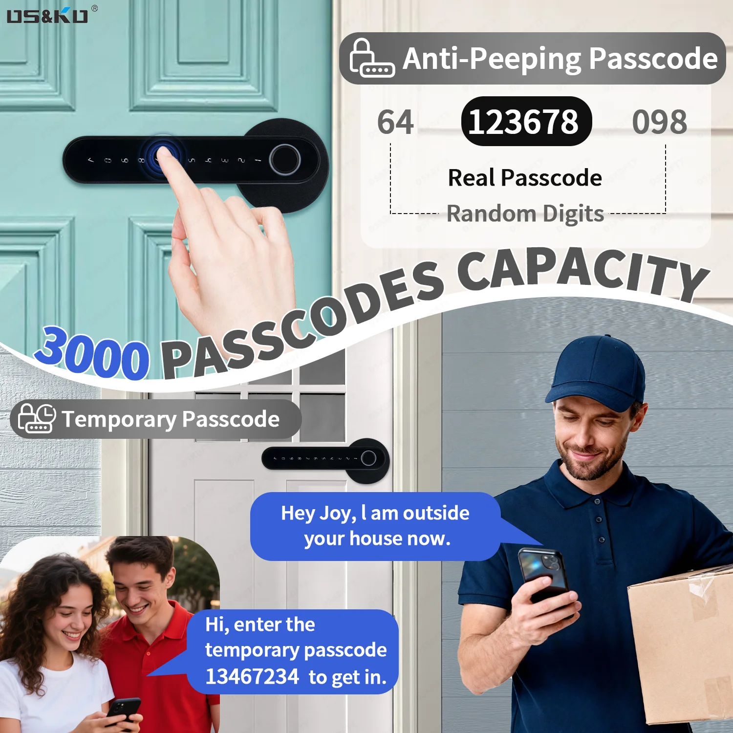 قفل ذكي ببصمة الإصبع مع تطبيق  - مراجعة Smart Home Technology وسعره