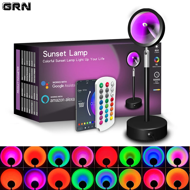 مصباح غروب الشمس الذكي LED ، م - مراجعة Smart Home Networking وسعره