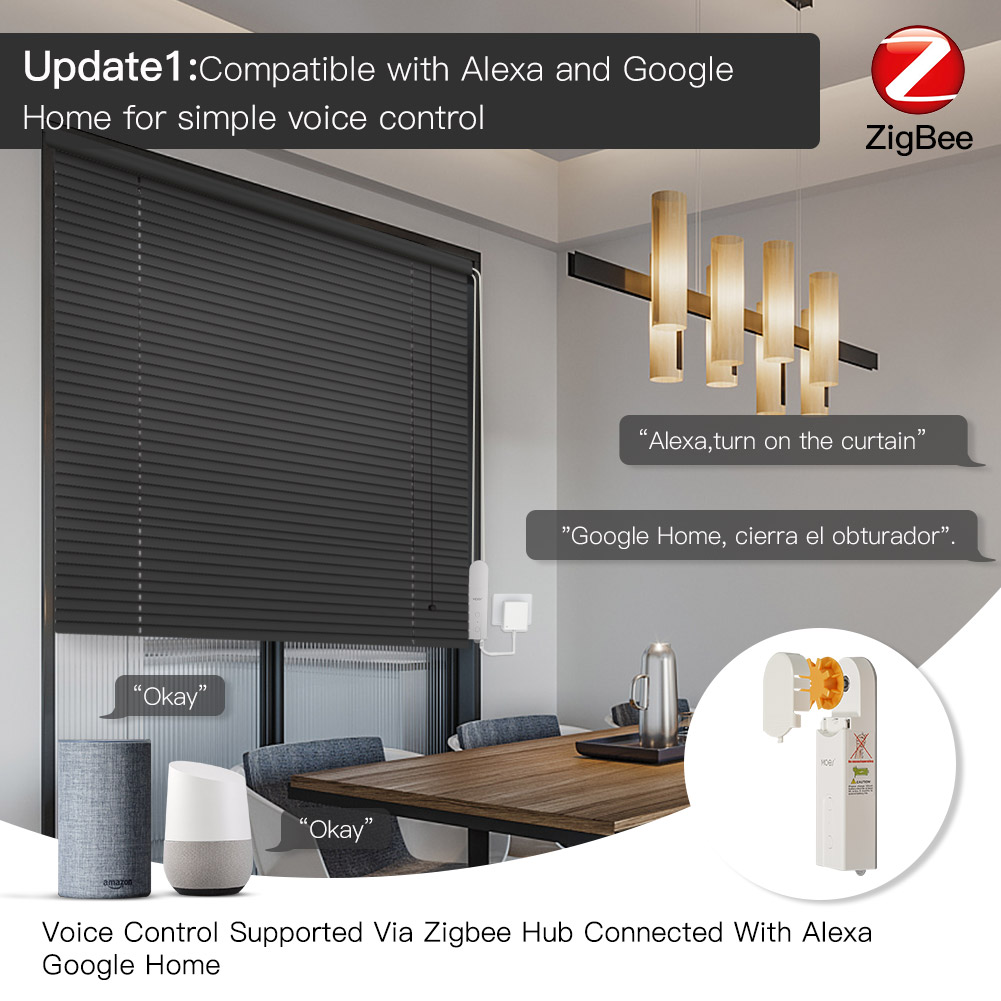 محرك ستائر ذكي MOES ZigBee للت - مراجعة Smart Home Hub Ikea وسعره