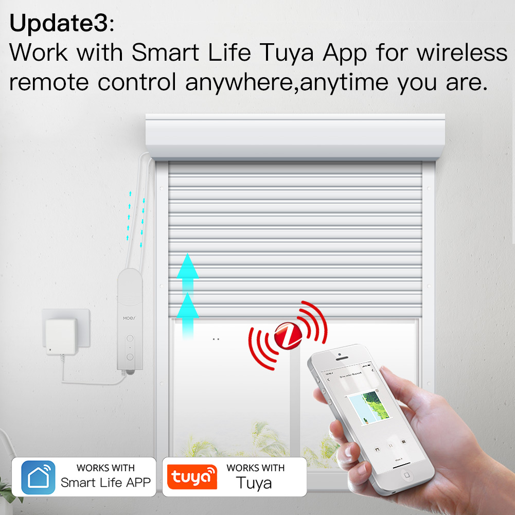 محرك ستائر ذكي MOES ZigBee للت - مراجعة Smart Home Hub Ikea وسعره