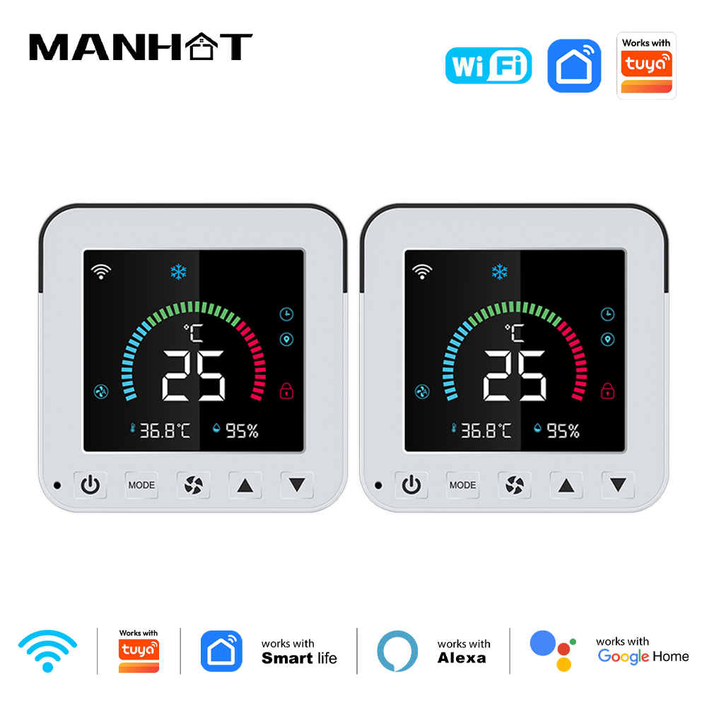 MANHOT ثيرموستات ذكي واي فاي ل - مراجعة Smart Home Thermostat وسعره