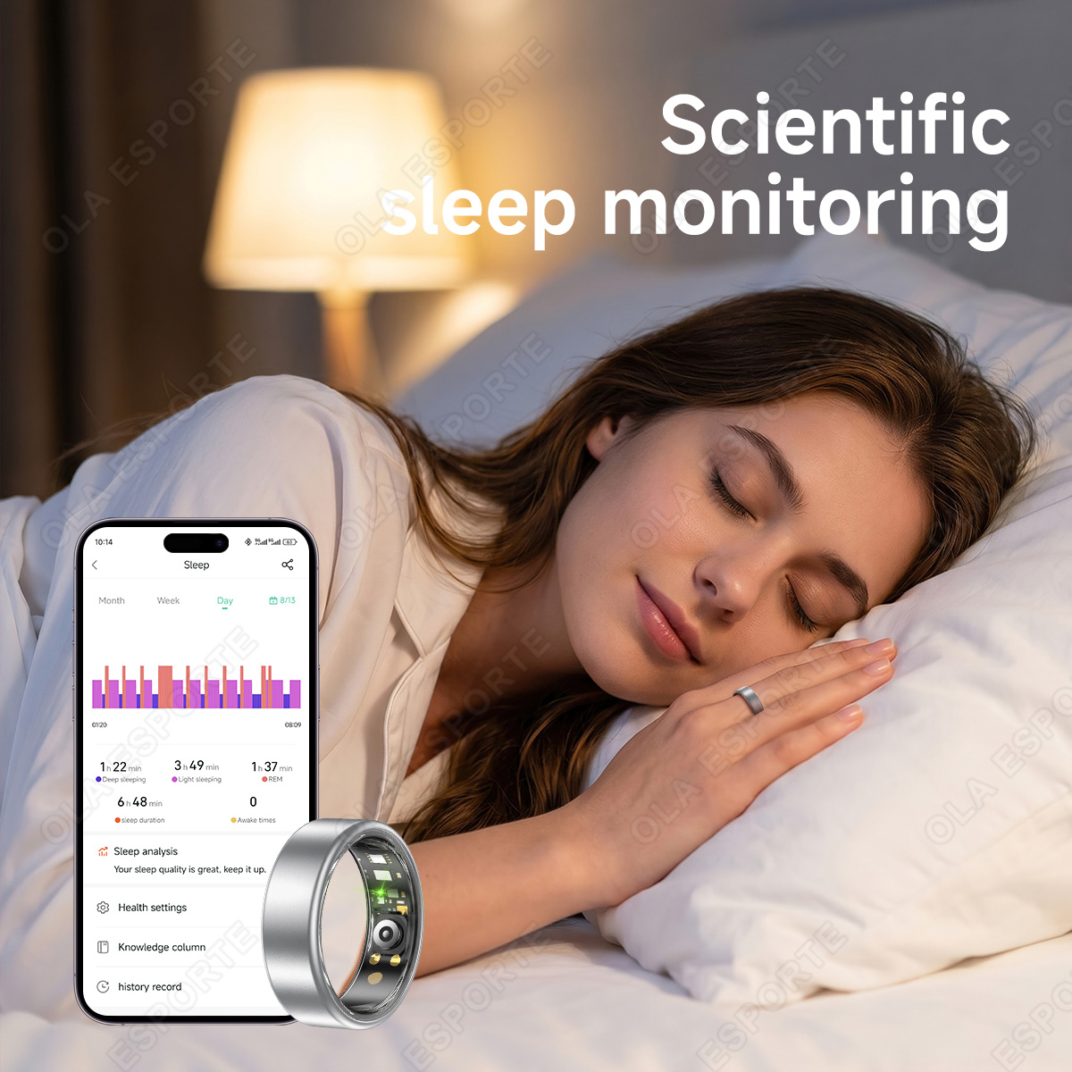 خاتم ذكي للنساء والرجال، يقيس  - مراجعة Smart Home Trainer وسعره