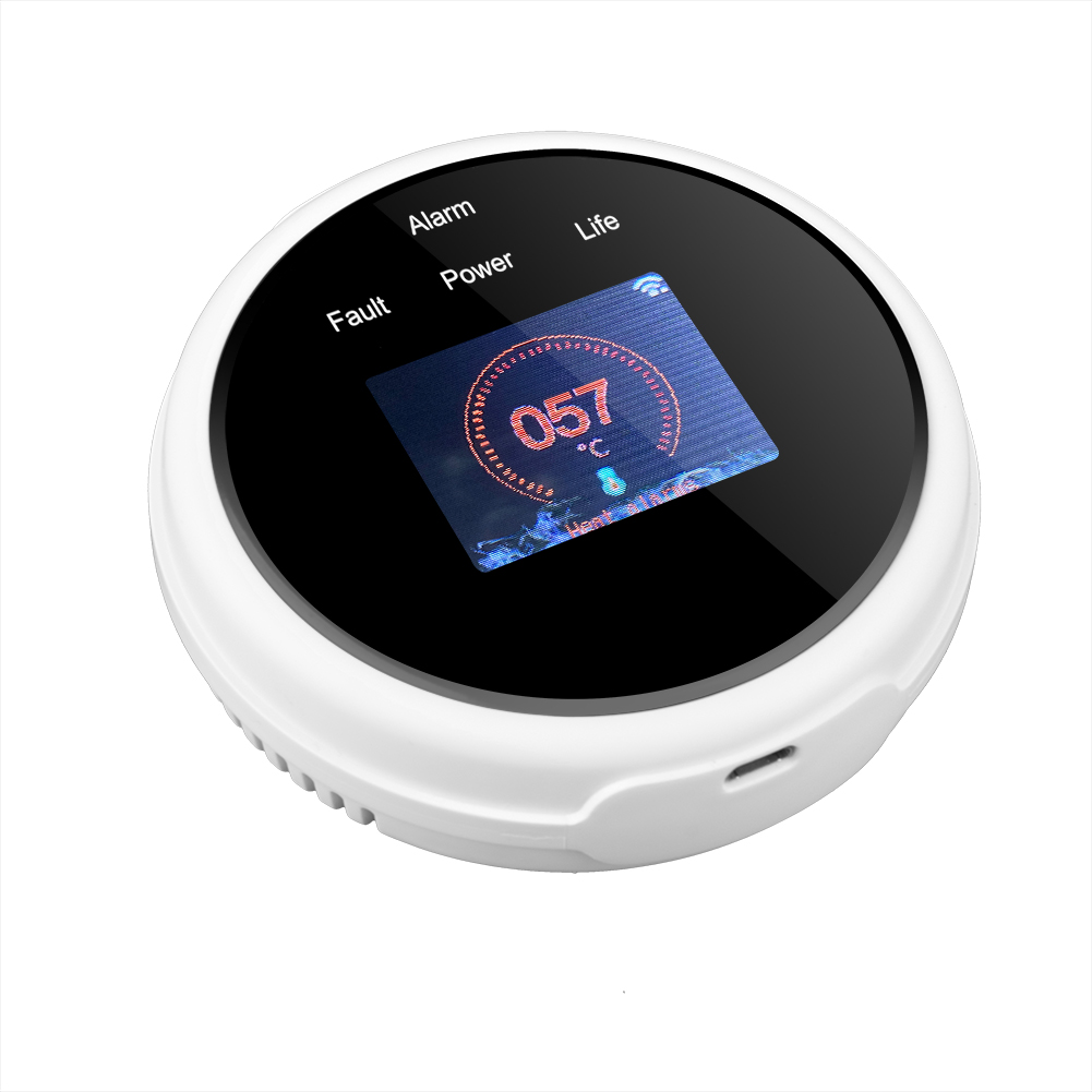 كاشف غاز قابل للاحتراق مع وظيف - مراجعة Smart Smoke Detector وسعره