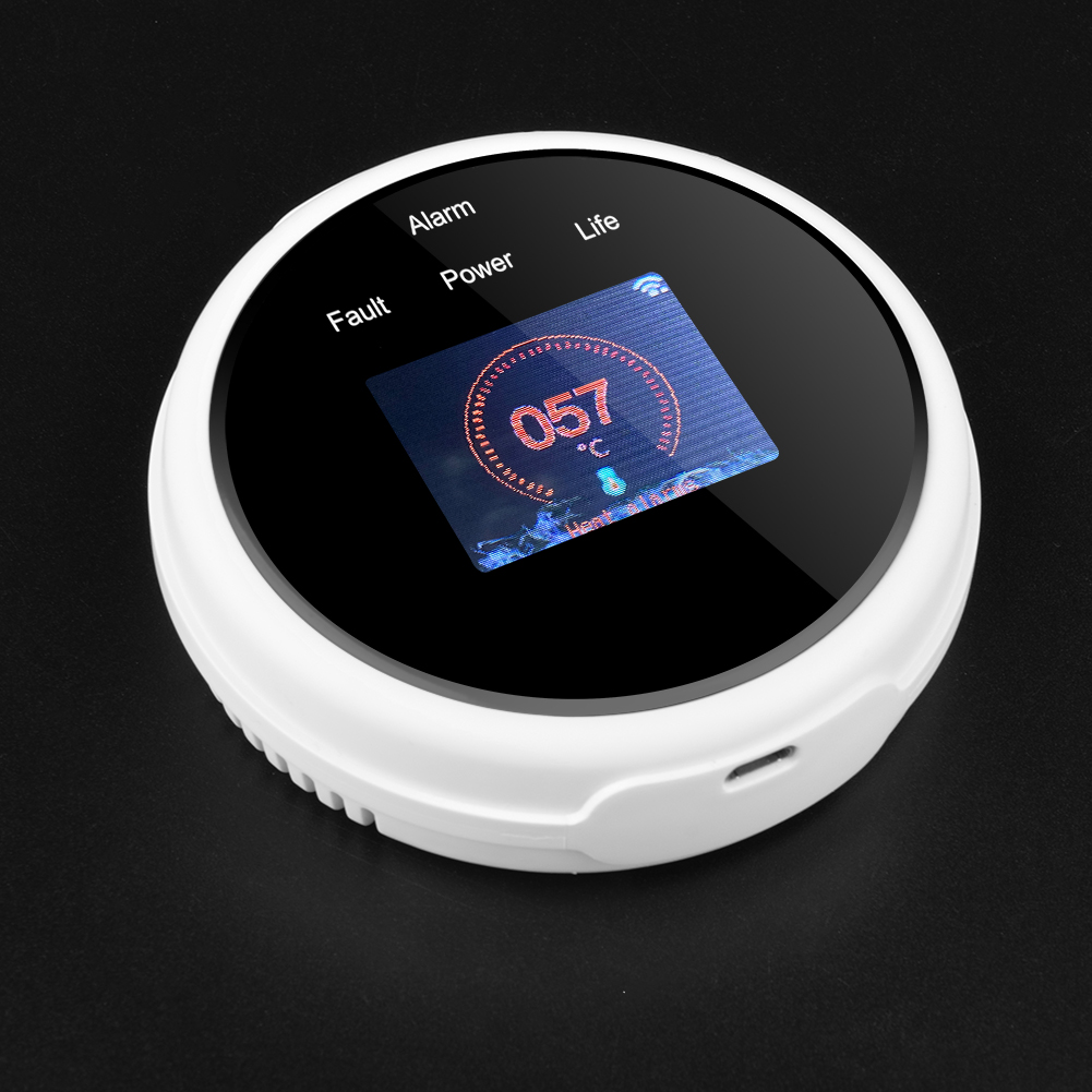 كاشف غاز قابل للاحتراق مع وظيف - مراجعة Smart Smoke Detector وسعره