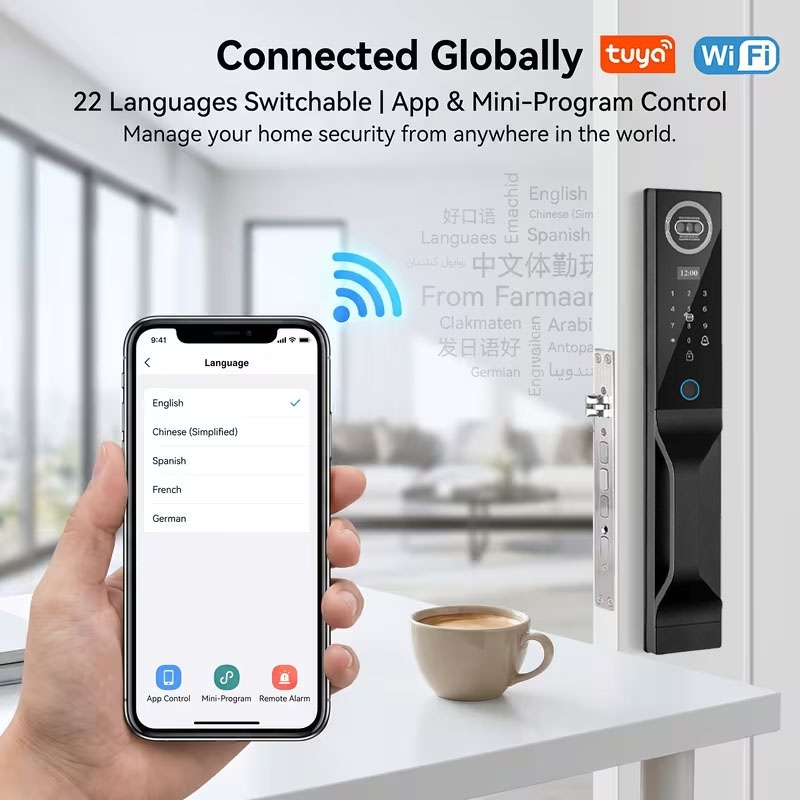 قفل ذكي للباب مع التعرف على ال - مراجعة Smart Home Video وسعره
