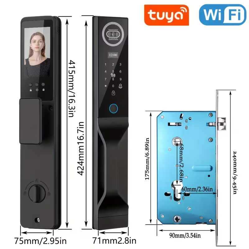 قفل ذكي للباب مع التعرف على ال - مراجعة Smart Home Video وسعره