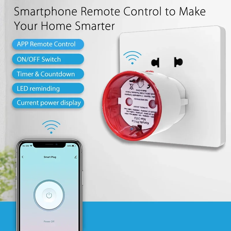 Tuya WiFi مقبس التوصيل الذكي ا - مراجعة Smart Home Technology وسعره