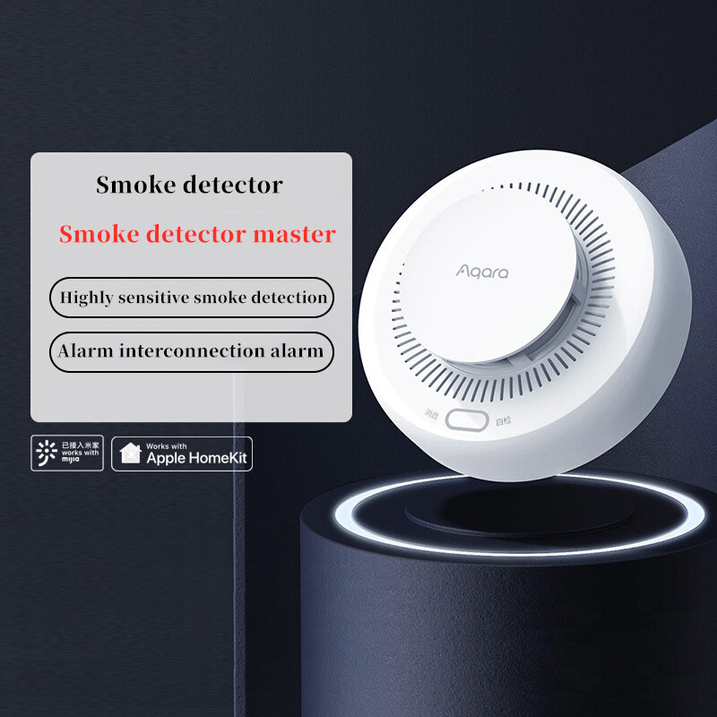 Aqara-مستشعر كاشف الدخان الذكي - مراجعة Smart Smoke Detector وسعره