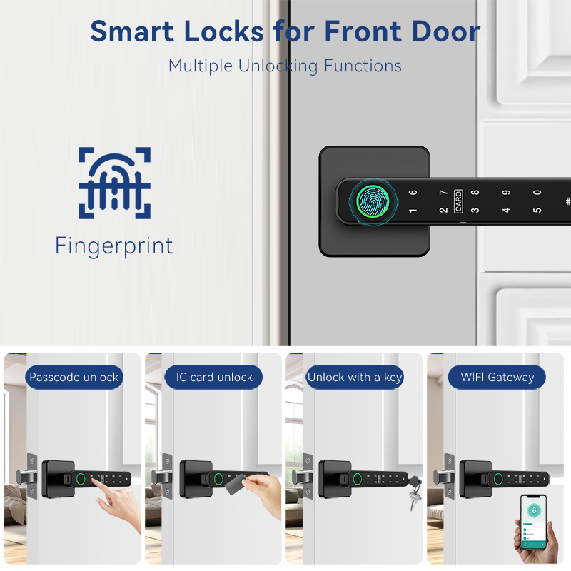 قفل باب ذكي رقمي XSDTS Tuya مع - مراجعة Smart Home Technology وسعره