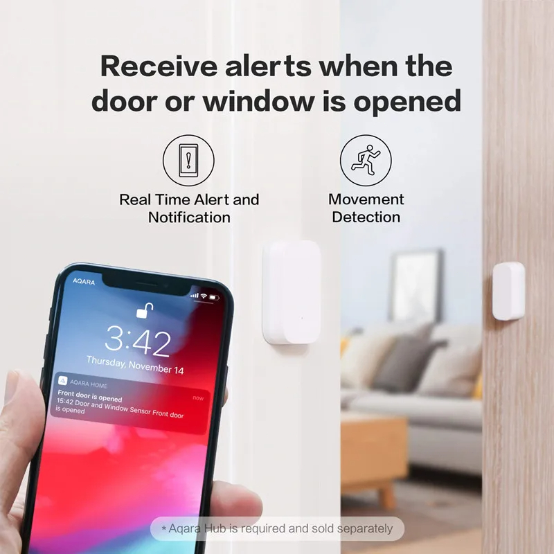Aqara نافذة الباب الاستشعار زي - مراجعة Smart Home Xiaomi 2 وسعره