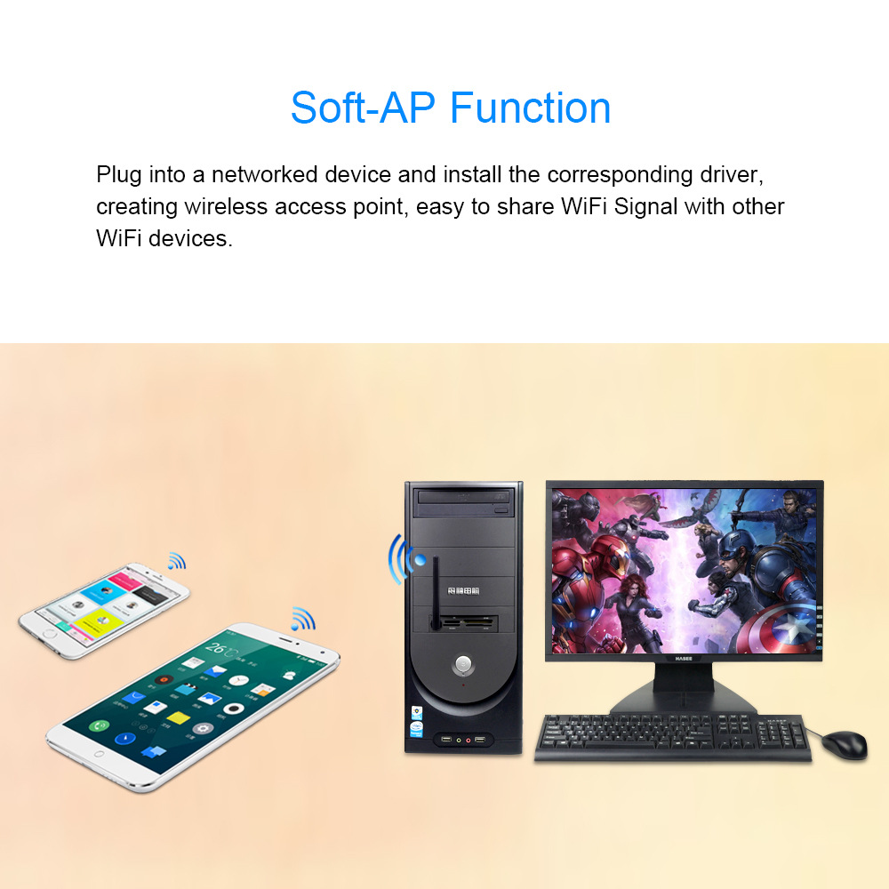 محول واي فاي USB صغير RTL8188، - مراجعة Smart Home For Pc وسعره