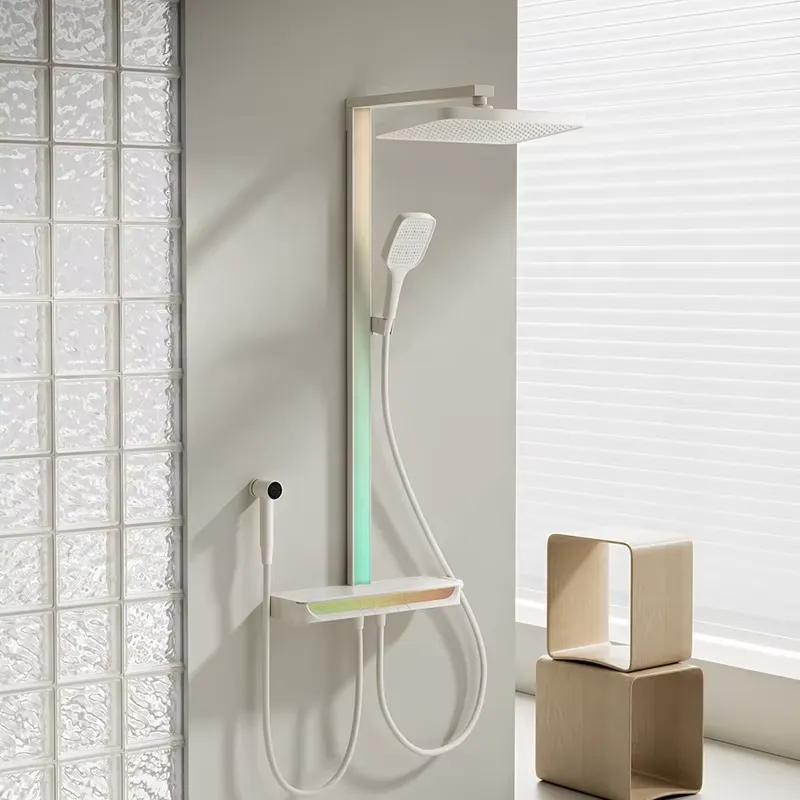 طقم دش رقمي نحاسي بتصميم شلال، - مراجعة Smart Home Thermostat وسعره