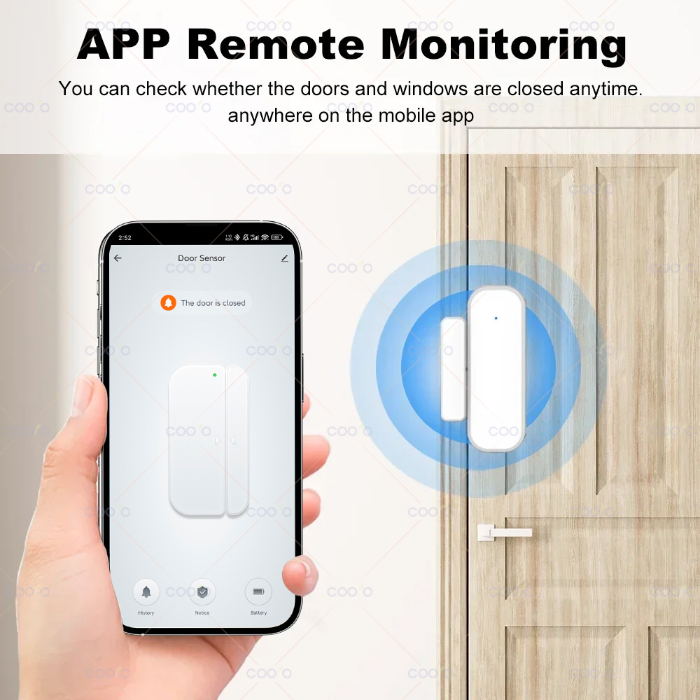 مستشعر باب ونافذة ذكي بتقنية Z - مراجعة Smart Home Website وسعره