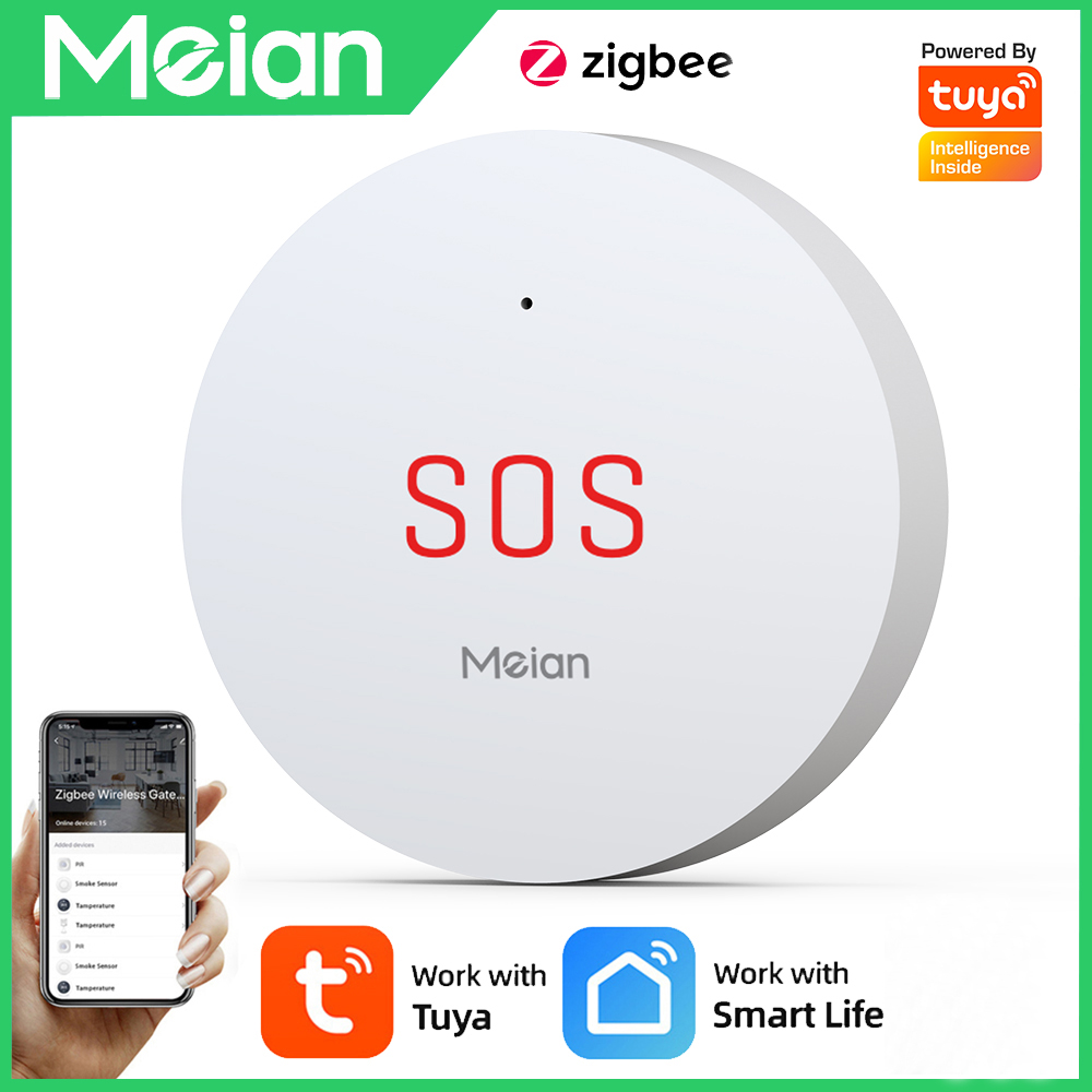 زيجبي تويا SOS زر الطوارئ نظام - مراجعة Smart Home Website وسعره