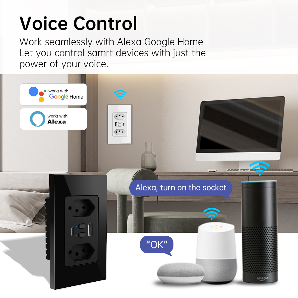 مقبس كهربائي ذكي برازيلي من MA - مراجعة Smart Home Technology وسعره