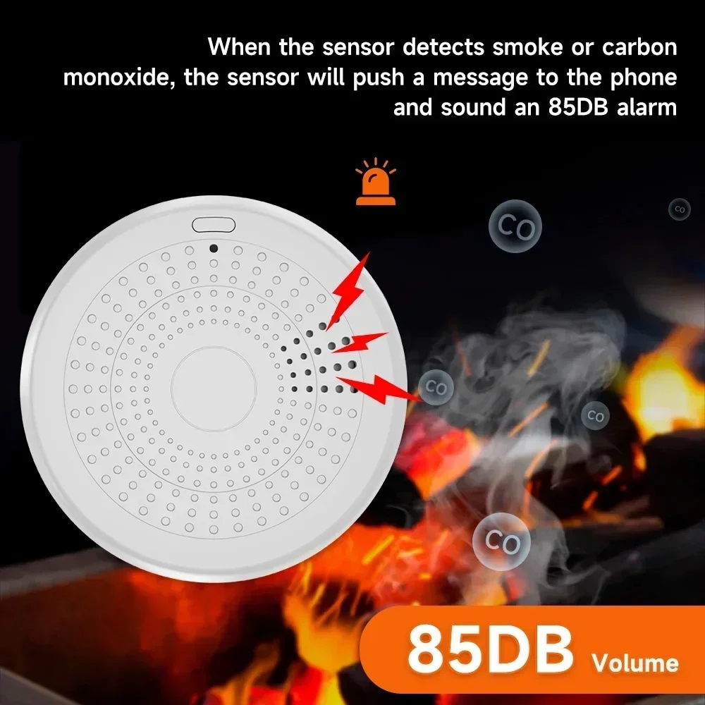 جهاز إنذار ذكي مركب للدخان وأو - مراجعة Smart Smoke Detector وسعره