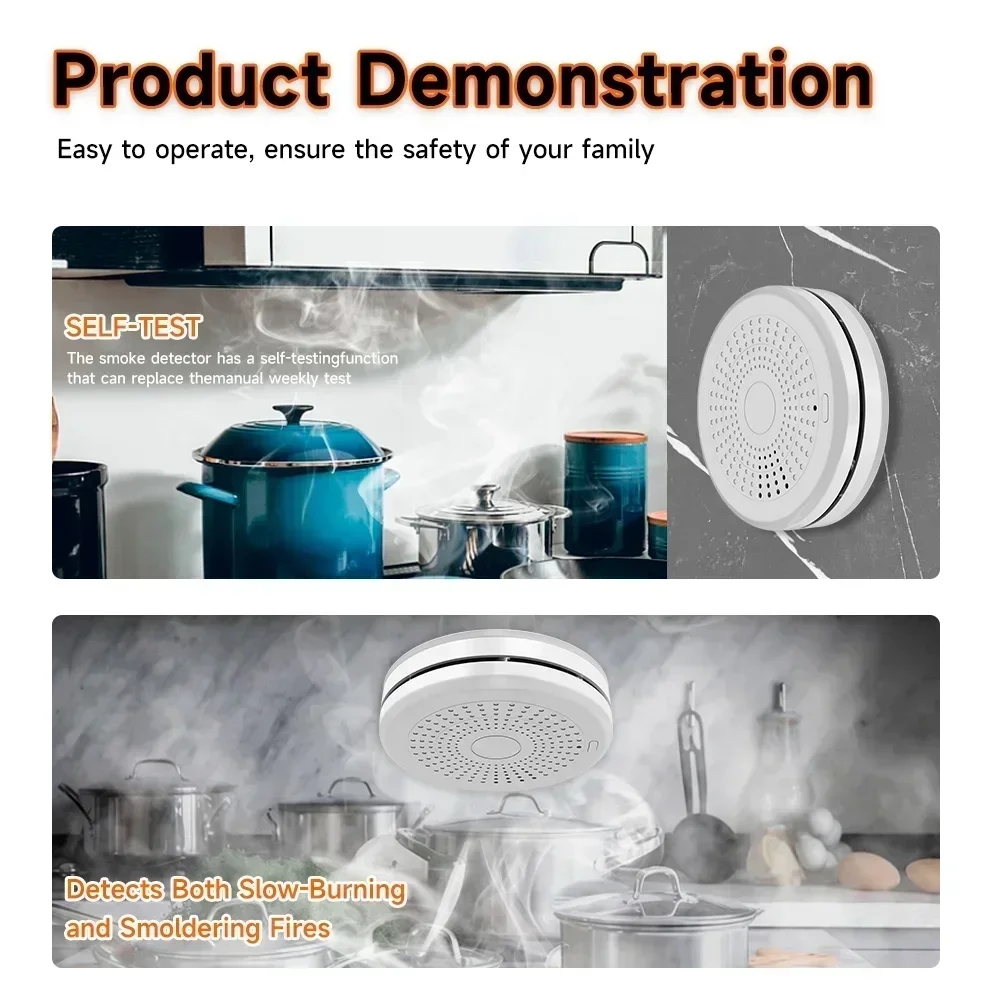 جهاز إنذار ذكي مركب للدخان وأو - مراجعة Smart Smoke Detector وسعره