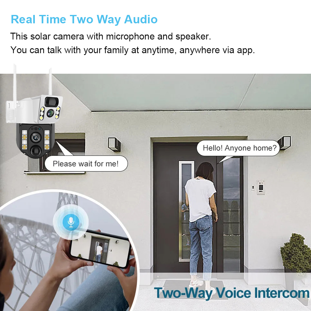كاميرا مراقبة CCTV شمسية خارجي - مراجعة Smart Home Video وسعره