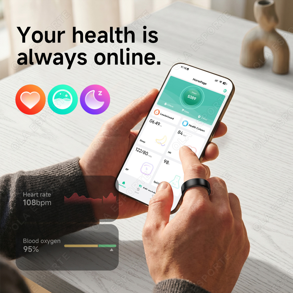 خاتم ذكي R10 مع علبة شحن متعدد - مراجعة Smart Home Trainer وسعره