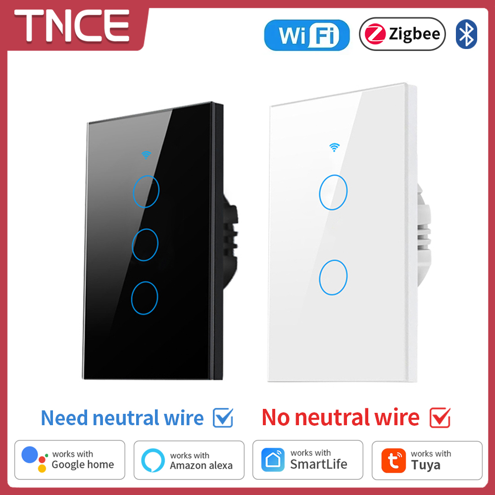مفتاح إضاءة ذكي TNCE Tuya ، وا - مراجعة Smart Light Switch وسعره