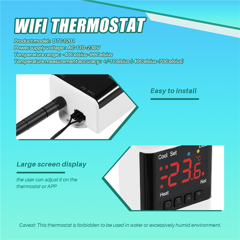 لاسلكي واي فاي متحكم في درجة ا - مراجعة Smart Home Thermostat وسعره