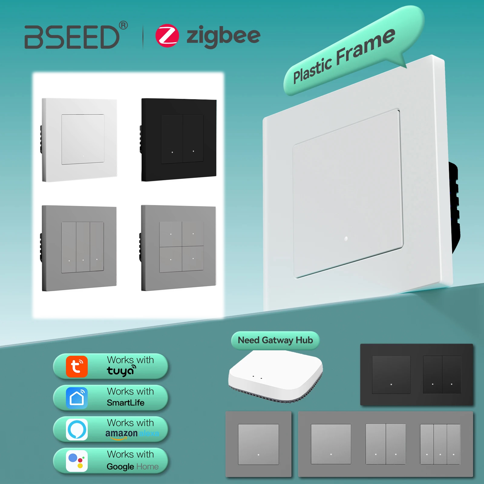 BSEED زيجبي انقر فوق مفاتيح 1/ - مراجعة Smart Home Yellow وسعره