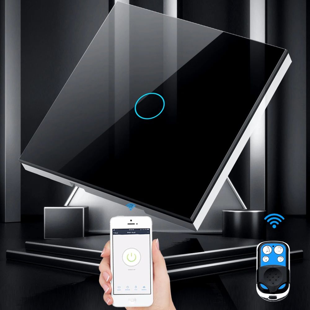 Tuya EU WiFi + RF433 مفتاح الت - مراجعة Smart Home Networking وسعره