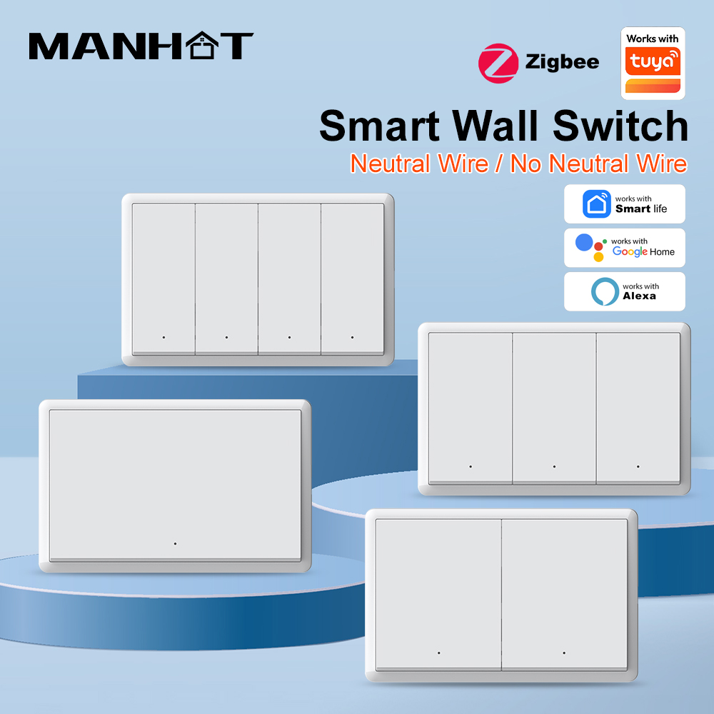 مفتاح إضاءة ذكي من MANHOT بتقن - مراجعة Smart Light Switch وسعره